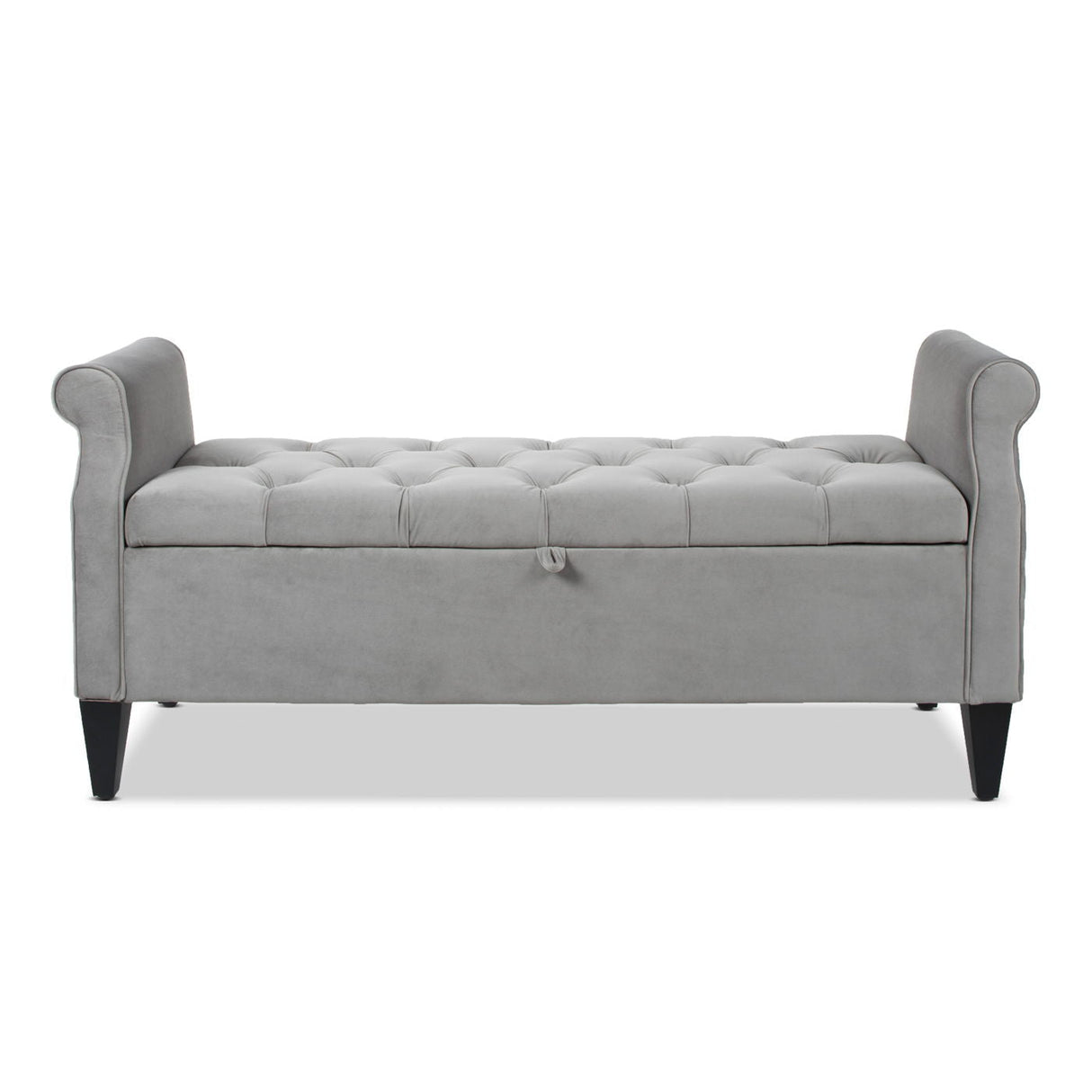 Jacqueline - Tufted Roll Arm Storage Bench by Couch.com
