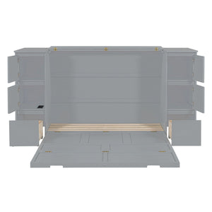 Murphy Bed With Drawers, Cabinets, And USB Ports by Couch.com