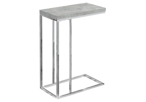 Accent Table, C - Shaped, Tempered Glass, Stylish Design Contemporary & Modern by Couch.com