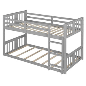 Solid Construction Bunk Bed & Ladder by Couch.com