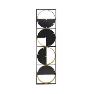 Eclectic Styling Metal Beaded Wall Mirror With Contemporary Design For Bedroom, Liveroom & Entryway by Couch.com
