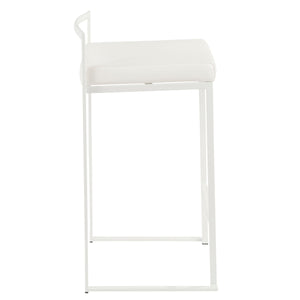 Fuji - Simple Elegance, Contemporary Stackable Counter Stool by Couch.com