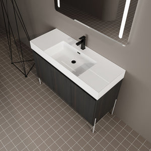 Freestanding Bathroom Vanity With Resin Sink And Storage Cabinet by Couch.com