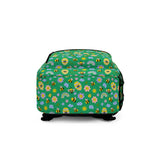 Kids Busy Bees Green Backpack