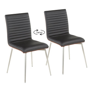Mason - Contemporary Dining Chair (Set of 2) With Swivel by Couch.com