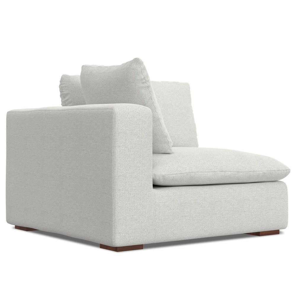 Jasmine - Left Arm Sofa Module - Gray by Couch.com