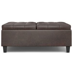 Harrison - Large Coffee Table Storage Ottoman by Couch.com