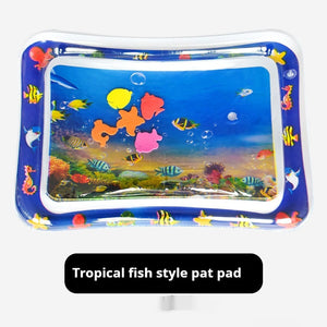 Children's Inflatable Marine Animal Racket Water Cushion Baby Crawling Racket Water Bag Racket Water Cushion Climbing Pad