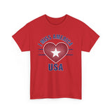 "I Miss America" Heart Unisex Heavy Cotton Tee
