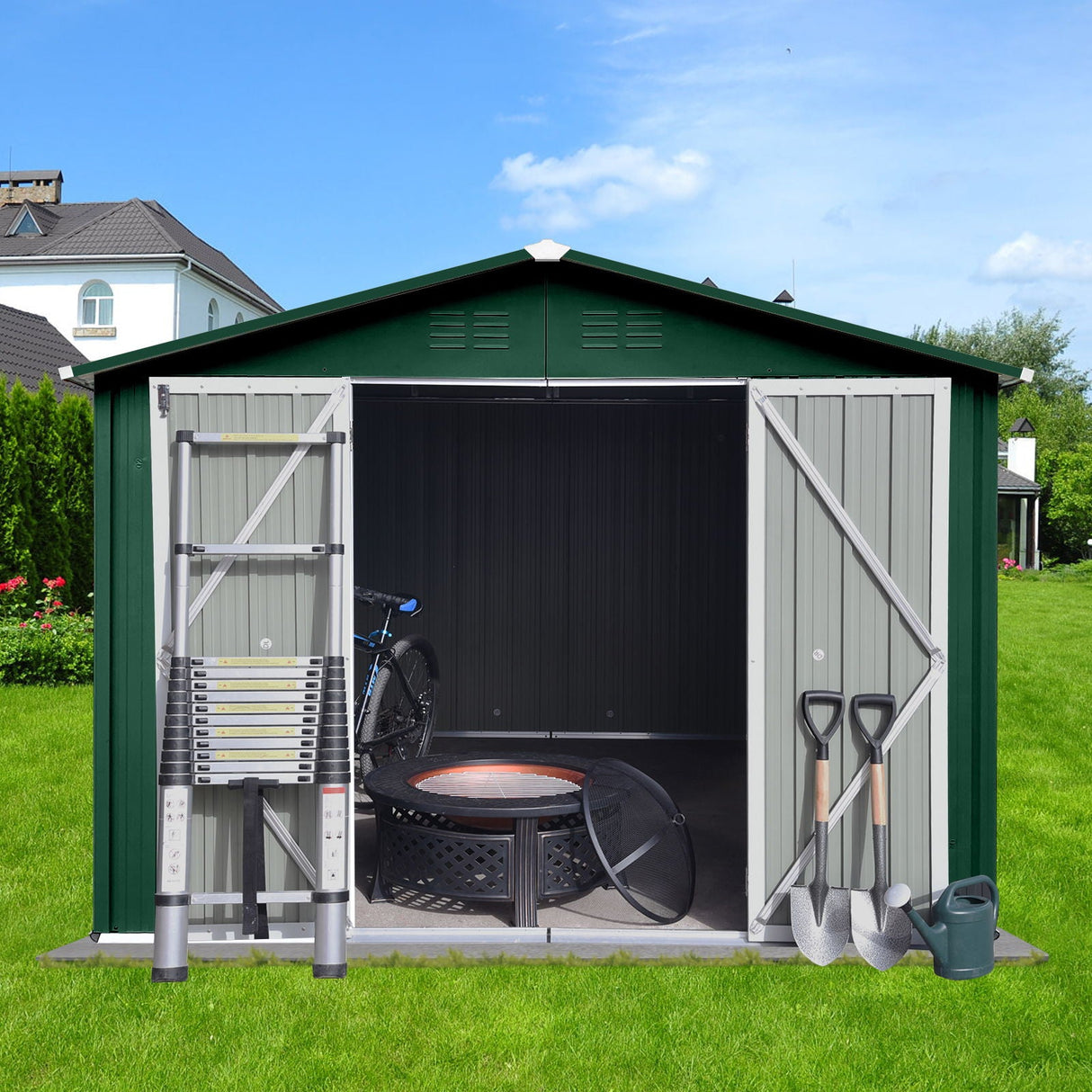 10' x 8' Garden Sheds Outdoor Storage Sheds by Couch.com