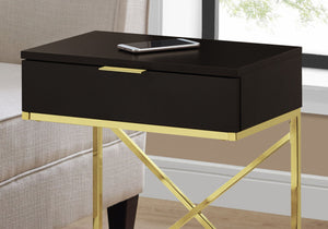 Accent Side Table, Storage Drawer, Spacious Tabletop, Contemporary & Modern by Couch.com
