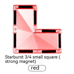 Color Window Asterism Magnetic Building Blocks Assembly