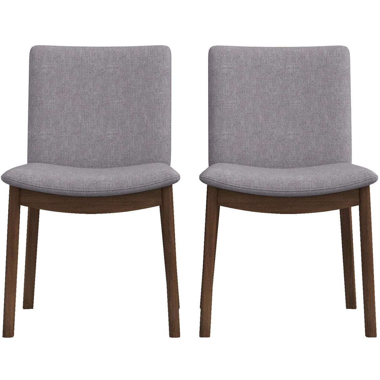 Laura - Mid-Century Modern Solid Wood Dining Chair (Set of 2) by Couch.com