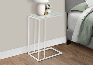 Accent Table, C - Shaped, Tempered Glass, Stylish Design Contemporary & Modern by Couch.com