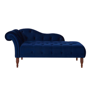 Samuel - Tufted Roll Arm Chaise Lounge by Couch.com