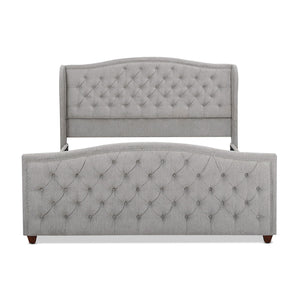 Marcella - Upholstered Shelter Headboard Bed Set by Couch.com