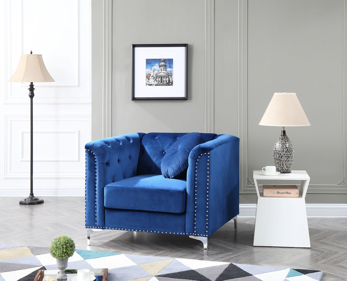 Contemporary Sloped Arm Chair by Couch.com