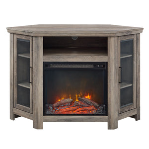 Classic Glass Door Fireplace TV Stand For Tvs Up To 55" by Couch.com