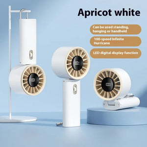Portable Travel Turbine Fan – Rechargeable