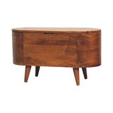 Rounded Lid Up Blanket Box by Couch.com