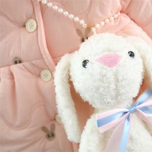 Girls Thickened Cotton Padded Coat Winter Clothes Children's Cotton Wadded Jacket Western Style Winter