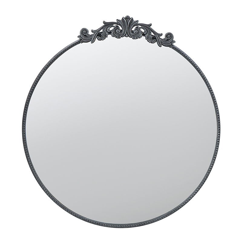 Classic Design Mirror With Baroque Inspired Frame For Bathroom, Entryway Console Lean Against Wall by Couch.com