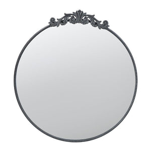 Classic Design Mirror With Baroque Inspired Frame For Bathroom, Entryway Console Lean Against Wall by Couch.com