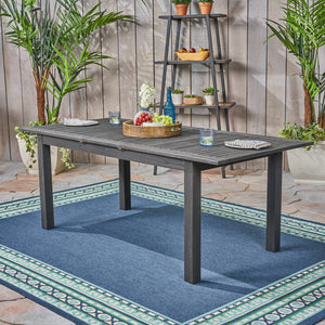 Outdoor Expandable Dining Table With Square Legs by Couch.com