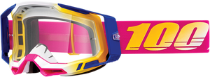 100% Racecraft 2 Goggles - Mission - Clear 50009-00012