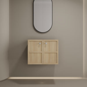 Modern Wall Mounted Bathroom Vanity With Soft Closing Doors by Couch.com