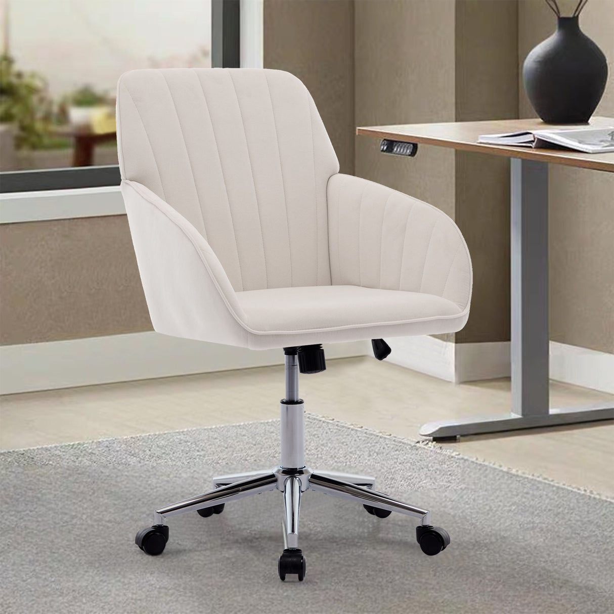 Adjustable Ergonomic Office Chair, Swivel Backrest Seat by Couch.com
