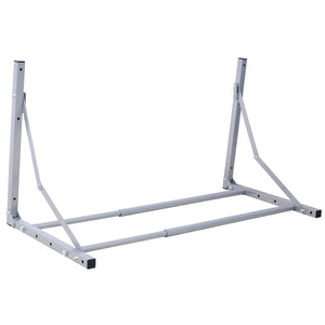 Wall-Mounted Folding Tire Storage, 30.5 To 50.5" Wide, Supports 300 Pounds - Silver by Couch.com