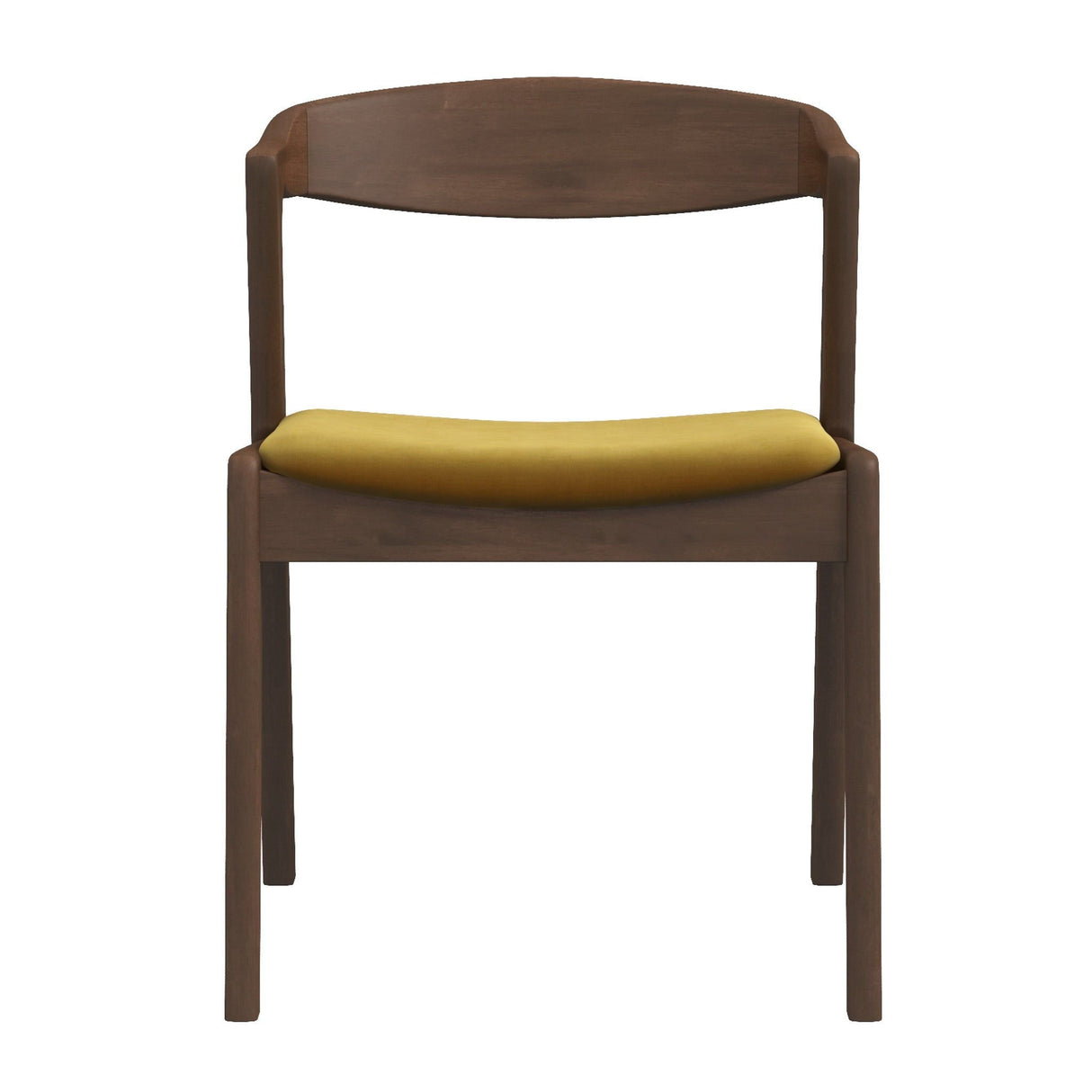 Dakota - Mid-Century Modern Velvet Dining Chair (Set of 2) by Couch.com