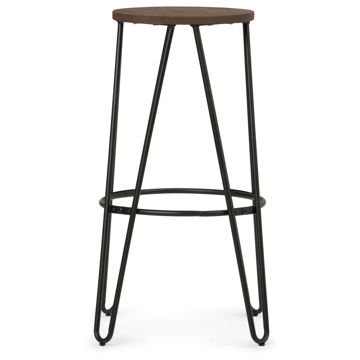 Simeon - Multifunctional Metal Stool With Wood Seat by Couch.com