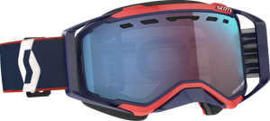 SCOTT Prospect Snow Goggles - Blue/Red - Enhancer Blue Chrome 272846-6667347
