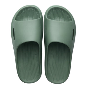 Women Summer Slippers Beach Slide Sandals Flip Flops Non-slip Soft Sole Men Couple Casual Shoes Non-Slip Quick Drying Slipper For Women Men Thick Sole Indoor Home Spa Open Toe Sandals