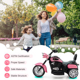 6V 3 Wheel Kids Motorcycle-Blue