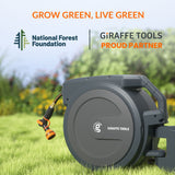 Retractable Garden Hose Reel-1/2in-78ft Metal Bracket