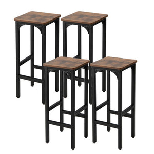 8-Piece Complete Industrial and Modern Living and Dining Room Set