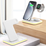 4-in-1 Wireless Charging Stand with Night Light by Infinite Basics