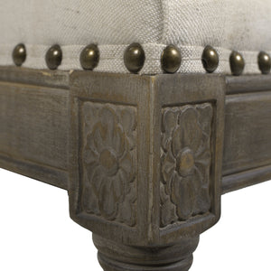 Paris 26.5' Farmhouse Counter Height Bar Stool with Backrest