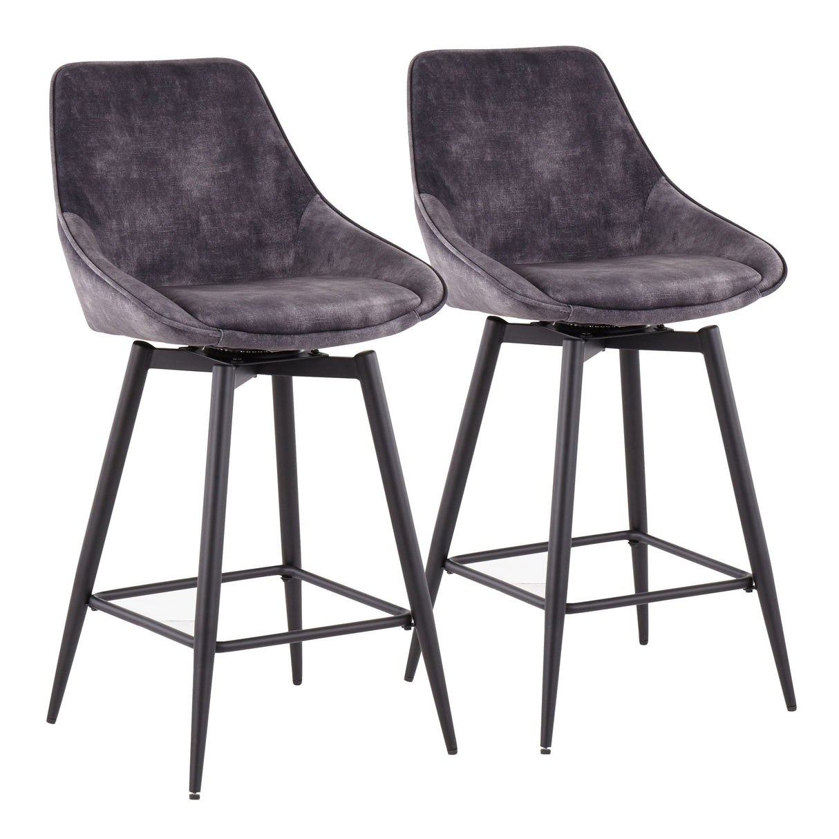 Diana - Contemporary Counter Stool (Set of 2) by Couch.com