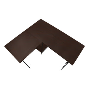 Computer Desk, Home Office, Corner, Storage Shelves, L Shape, Work, Laptop, Contemporary, Modern by Couch.com