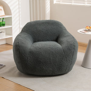 Giant Bean Bag Chair, Spacious Memory Foam With Armrests by Couch.com