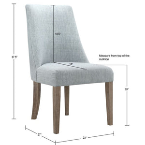 Modern Type Dining Chair Upholstered (Set of 2) by Couch.com