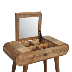 Mini Dressing Table With Foldable Mirror by Couch.com