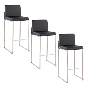 Fuji - Contemporary And Modern Elegance High Back Barstool by Couch.com