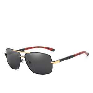 Brand Designer Men's Aluminum Magnesium Sun Glasses Polarized Mirror Lens Male Eyewear Sunglasses For Men