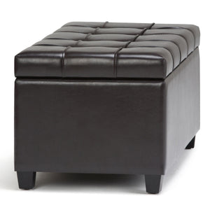 Sienna - Upholstered Storage Ottoman Bench by Couch.com