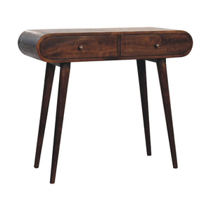 Solid Wood Curved Edge Console Table by Couch.com